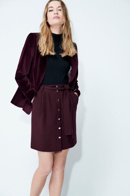 Jupe jema prune femme