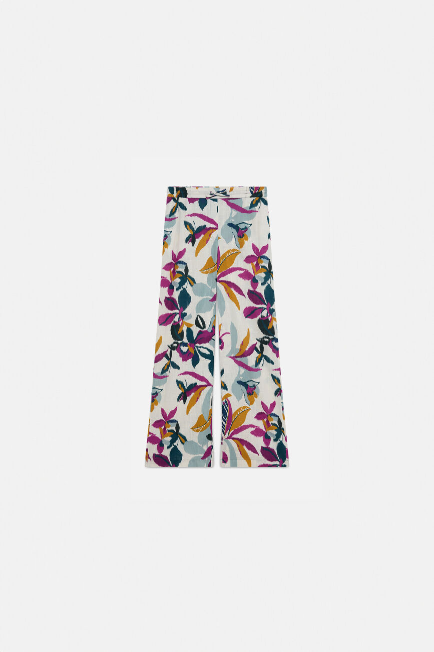 Pantalon peinture 1 prune femme