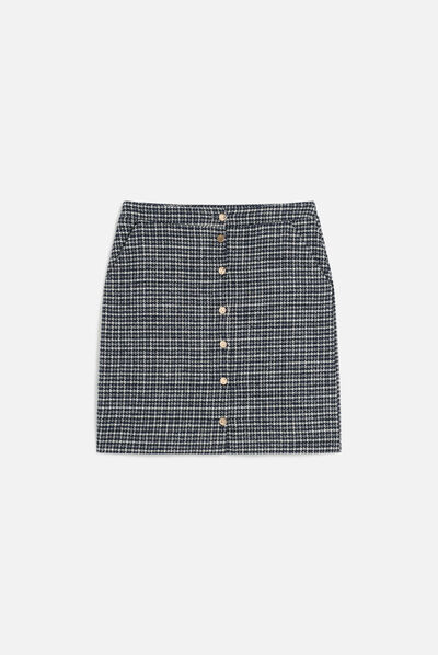 Jupe jenny bleu marine femme