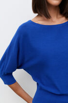 Joan oversized sweater electric blue woman