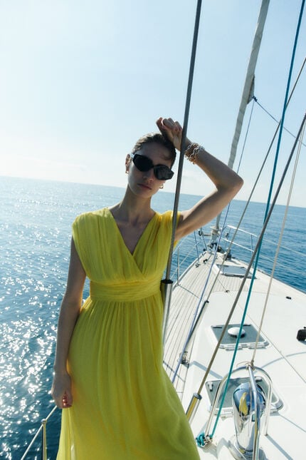 robe guest jaune femme