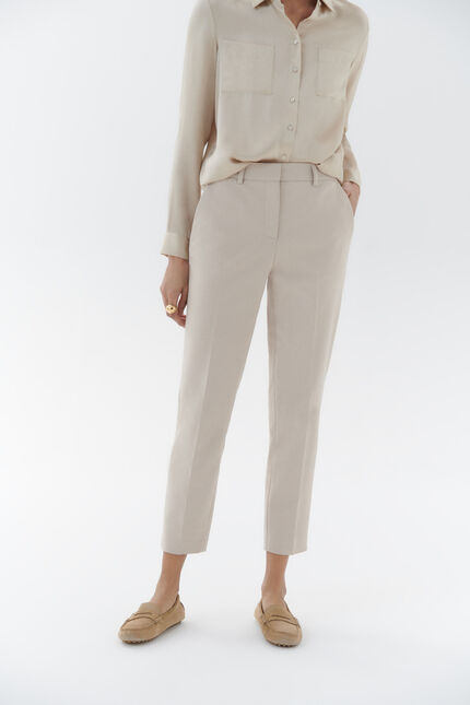 Pantaloni Psidiko2 sabbia donna