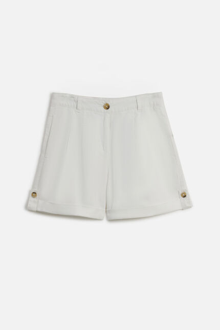 Short castino casual blanc femme