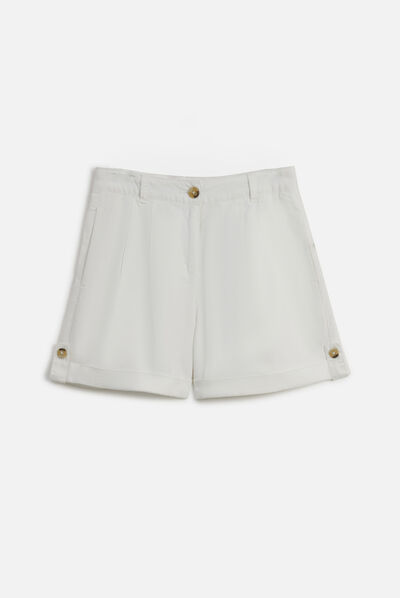 Short castino casual blanc femme