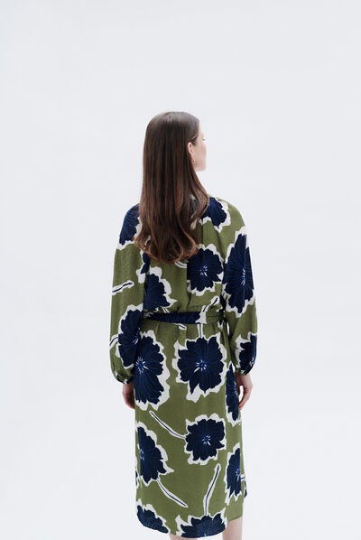 Vestido Rmolly2 verde claro mujer