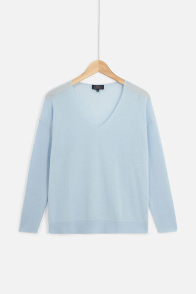 pull thelma bleu ciel femme