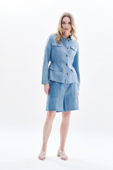 Veste Grace5 bleu ciel femme