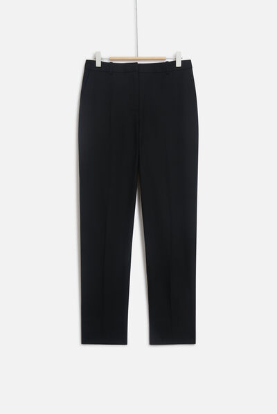 pantalon sidiki uni noir femme