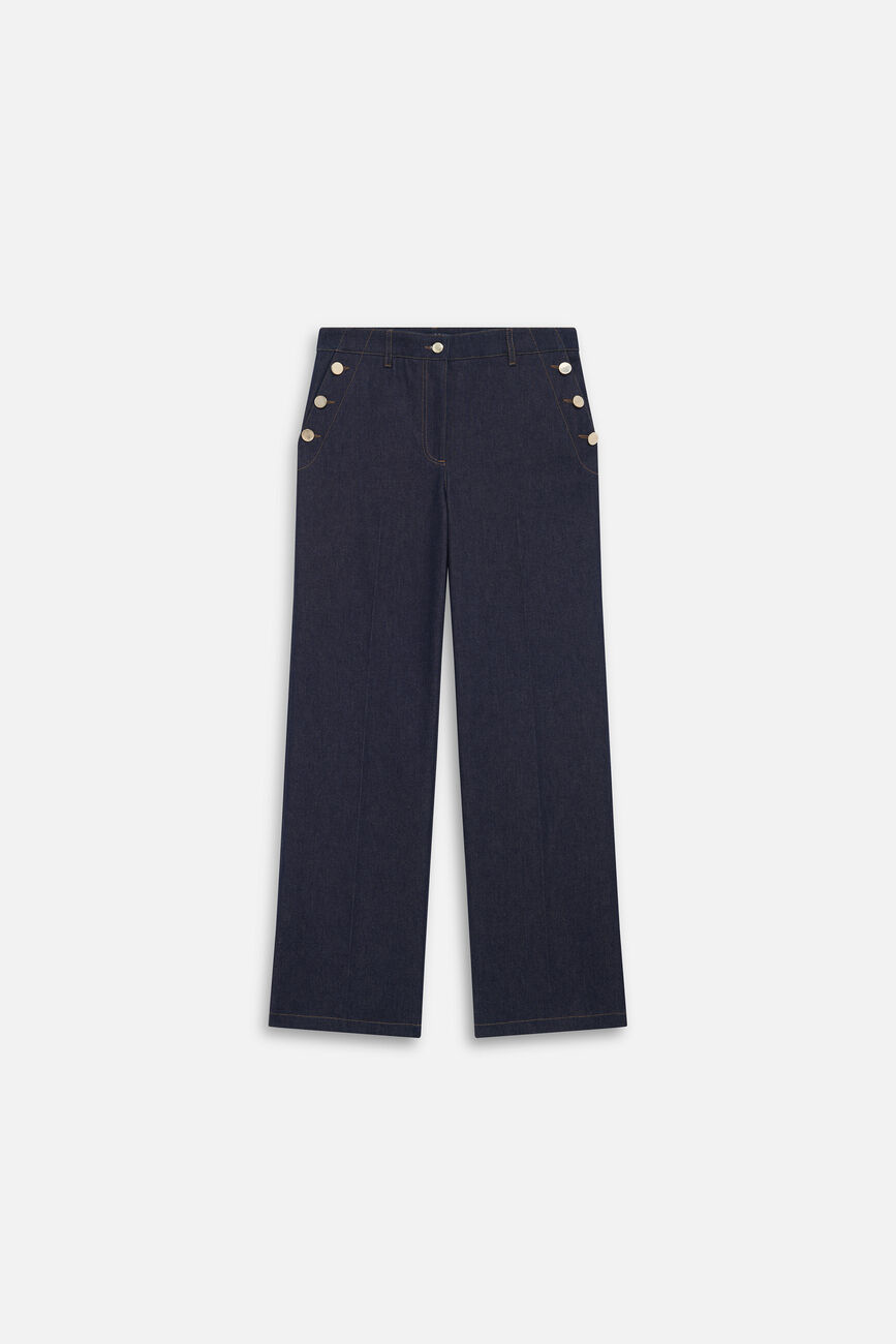 Pantalon pdelhobo denim double stone femme