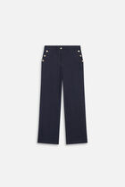 Pdelhobo trousers double stone denim woman
