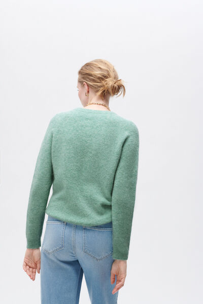 Pull miranda vert clair femme