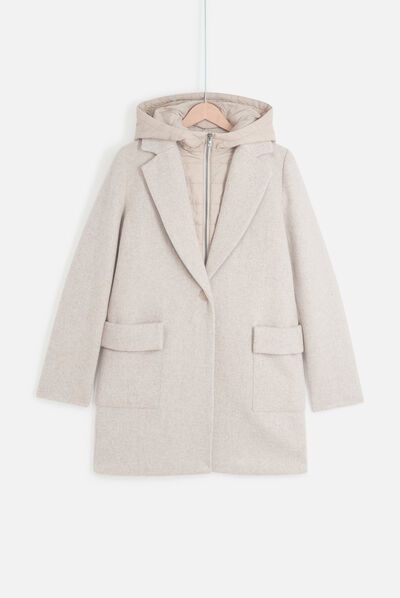 manteau jules beige femme