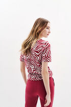 Tmario t-shirt burgundy woman