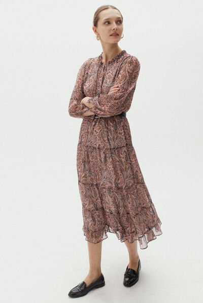 robe galaxie rose clair femme