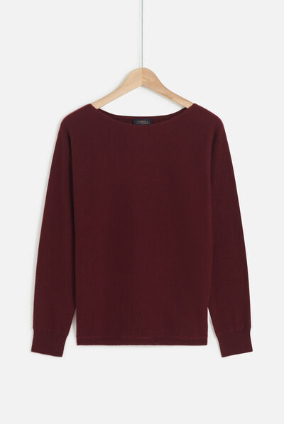 Pull mamelie bordeaux femme