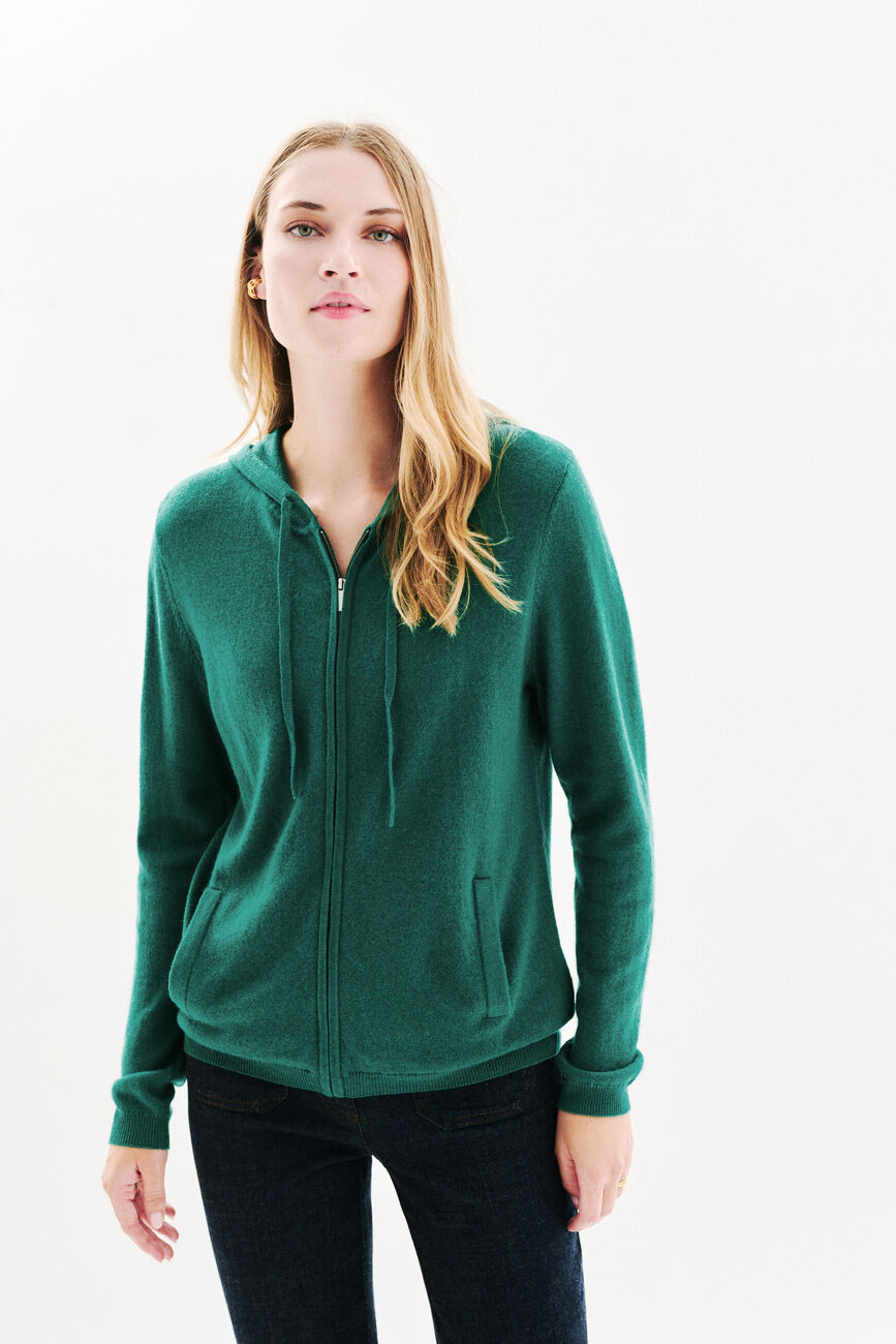 colete basila vert émeraude mulher