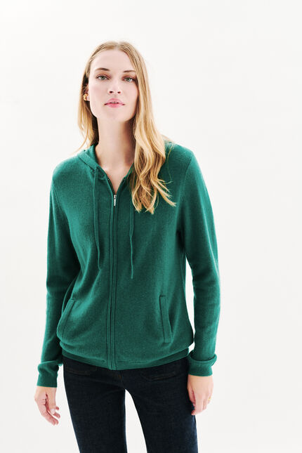colete basila vert émeraude mulher