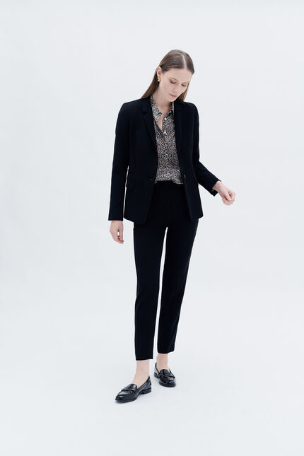 Pantaloni Pgautier nero donna