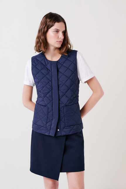 Doudoune gclara bleu marine femme