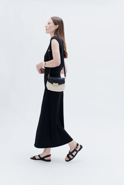 Vestido Rwhitney negro mujer