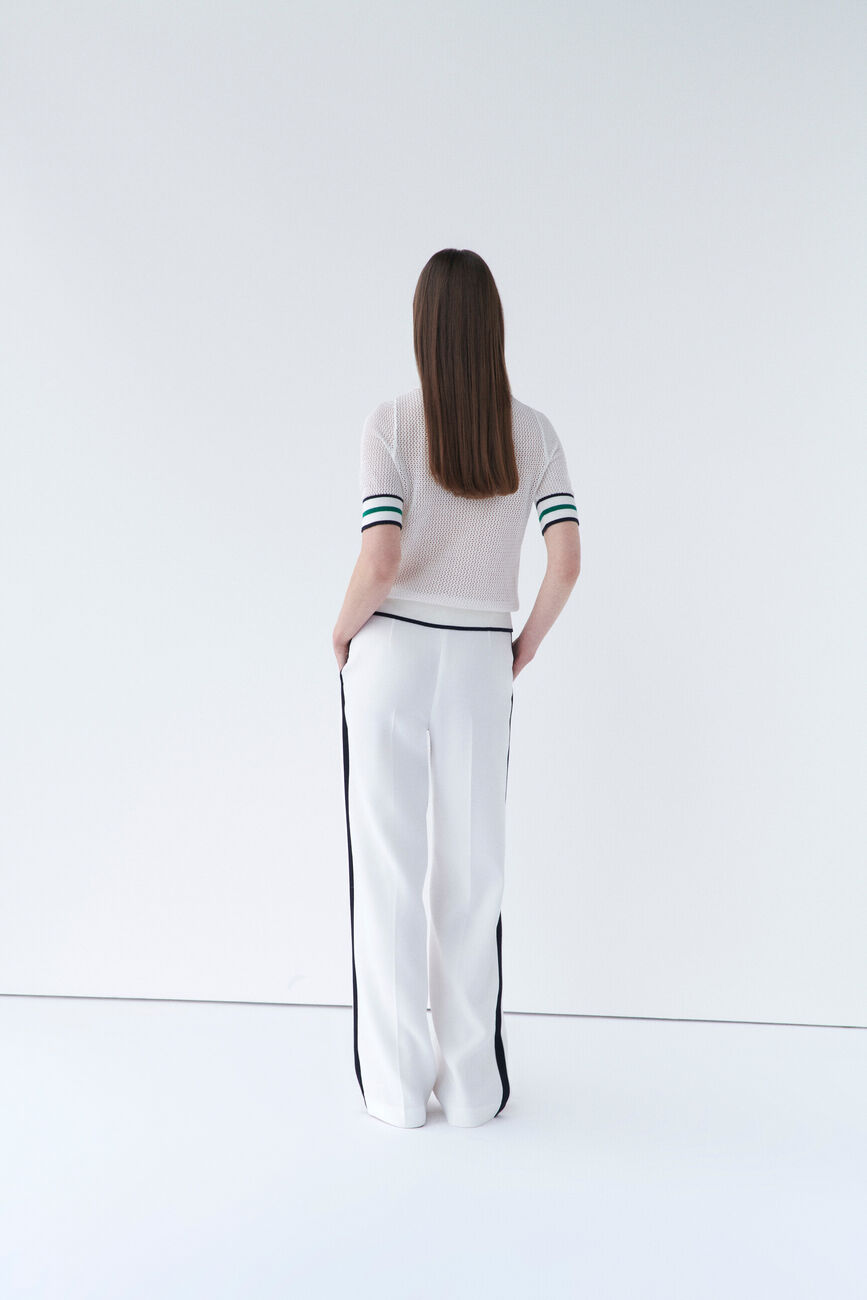 Pull mnovak blanc femme