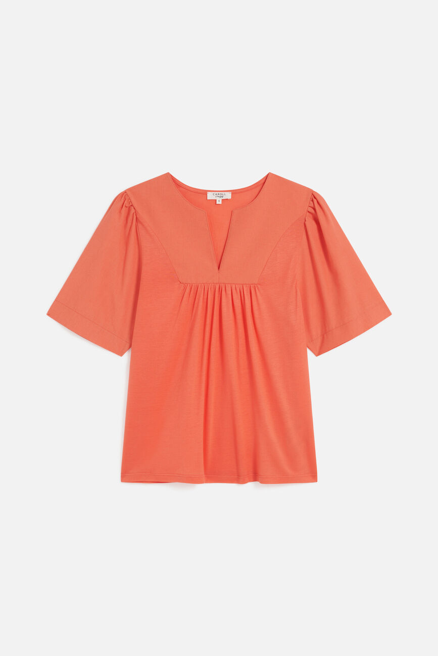 T-shirt tarya orange femme