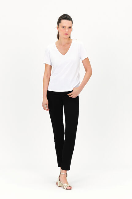 T-shirt Manon bianco donna