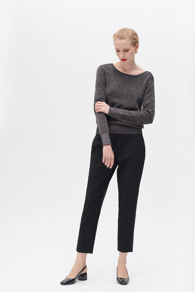 pull katia gris argent femme