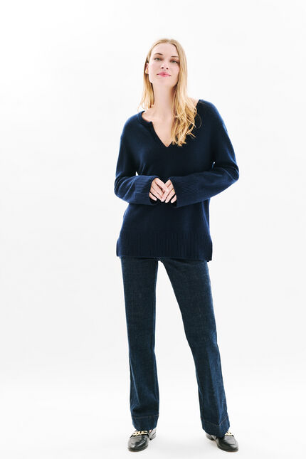 Mcatlyn sweater navy blue woman