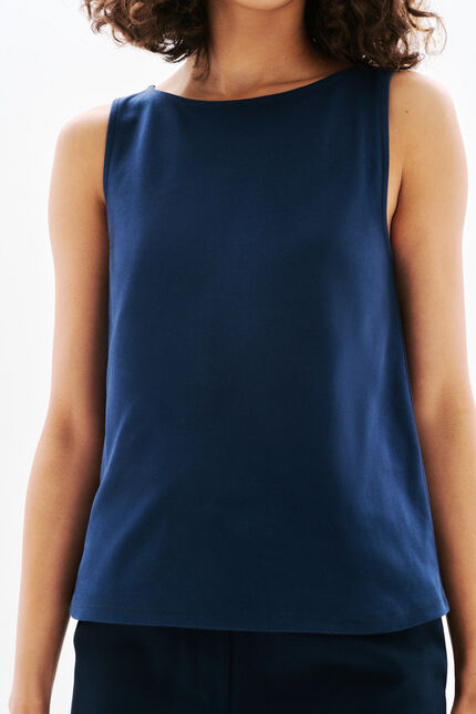 Maglietta Tdriss blu navy donna
