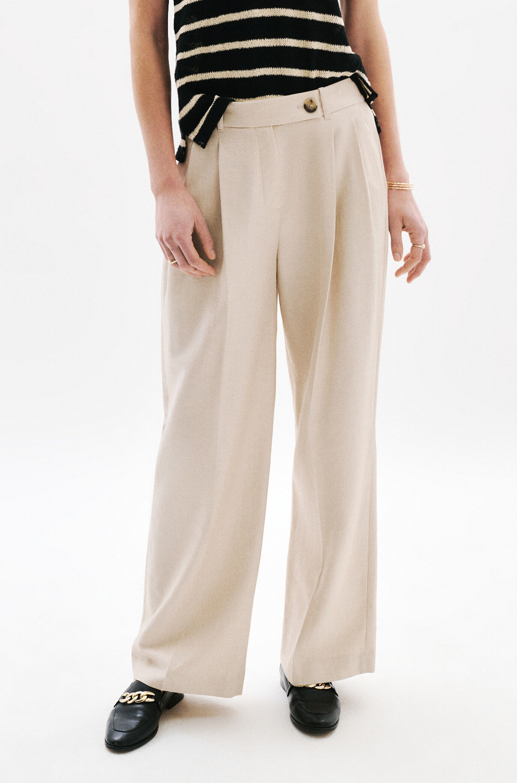 Pantalon Pvoile sable femme