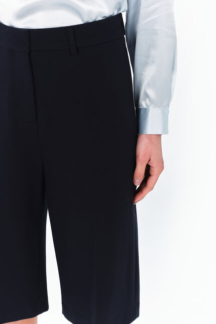 Bermuda pteanu bleu marine femme