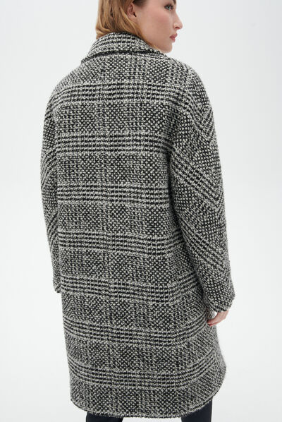 Manteau genie gris fonce femme