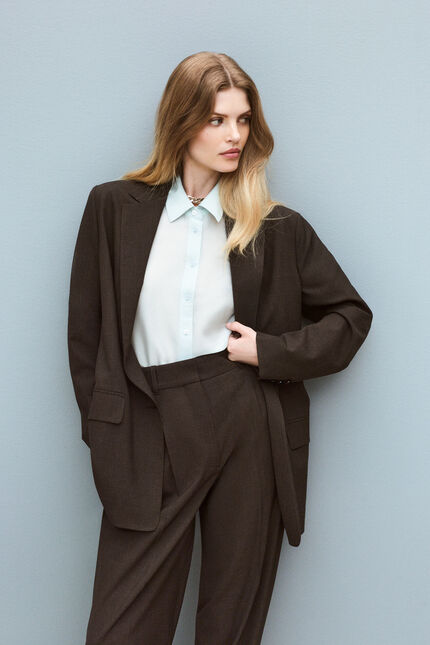 Veste Voltige marron foncé femme