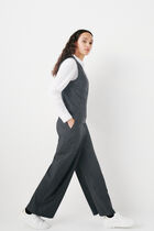 peinture3 pants dark grey woman