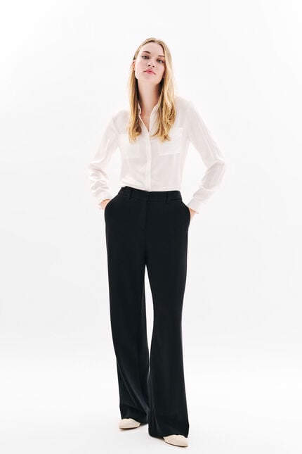 plea pants black woman