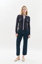 Mpheobe sweater navy blue woman
