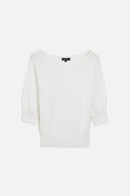 Oversized trui Joan wit vrouw