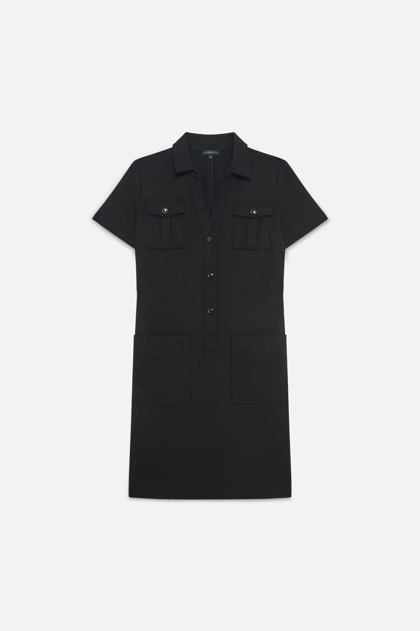 Robe Laure noir femme