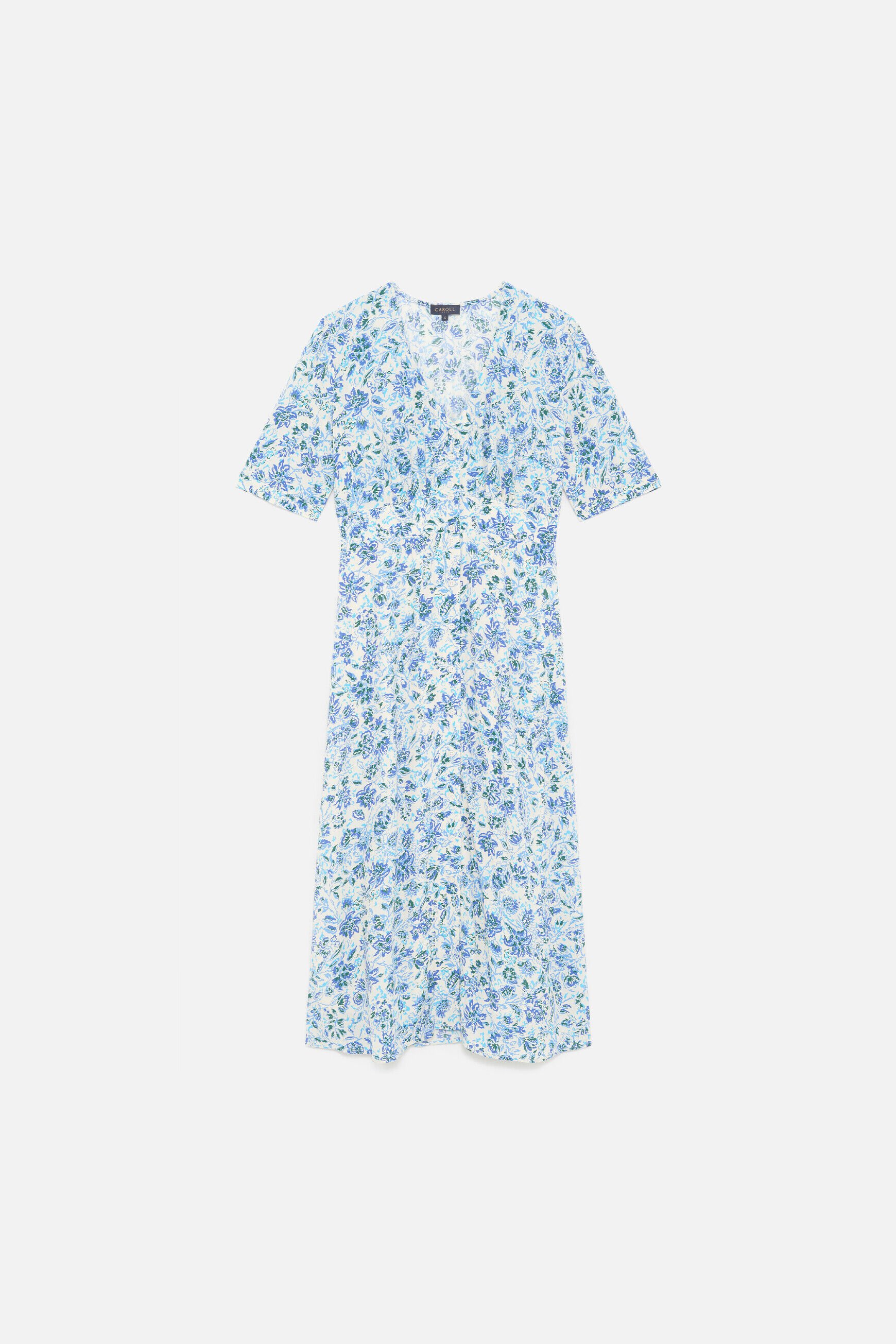 Robe Relina bleu femme