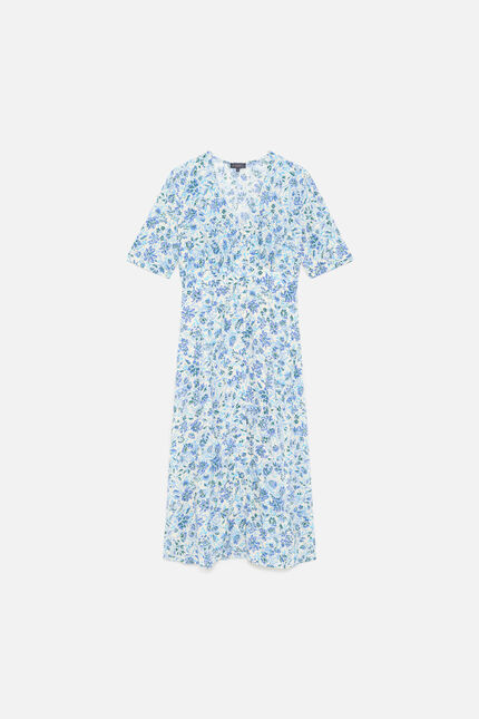 Robe Relina bleu femme