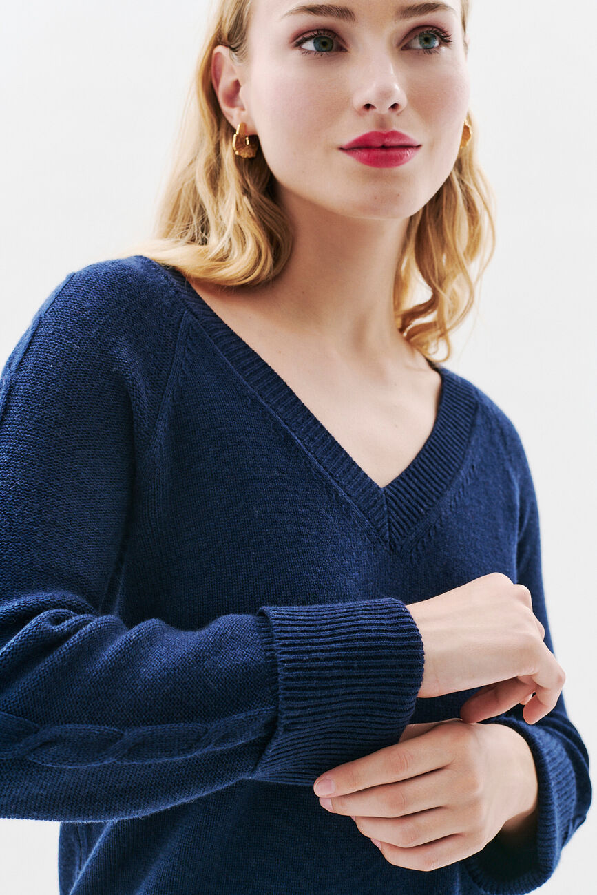 pullover mjade marineblau damen
