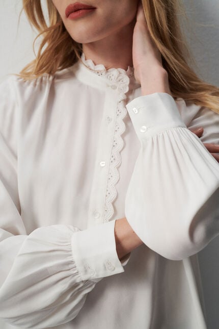 Blouse charlie ivoire femme