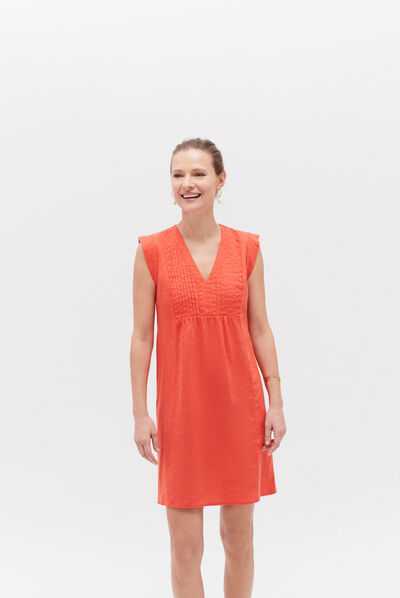 robe ferrie rouge femme