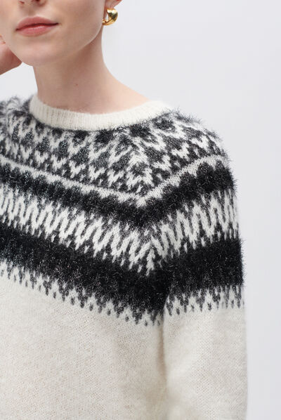 Pull milly ivoire femme