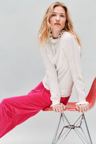 mthais sweater ecru woman