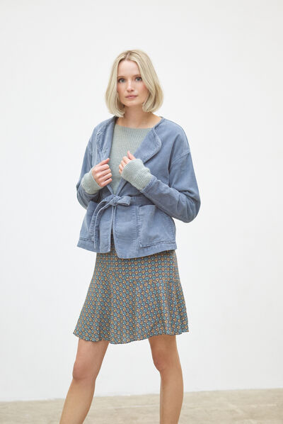 veste lola bleu violet femme