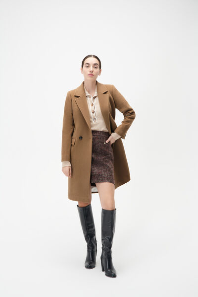 Jas Gregory camel vrouw