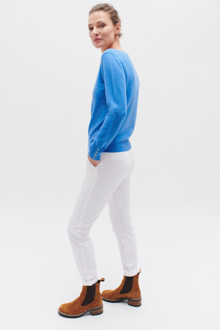 Broek Adelmo wit vrouw