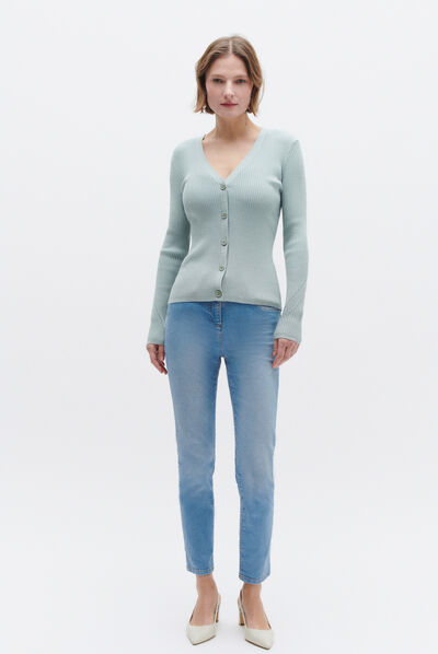 gilet jules vert clair femme